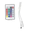 Umljus1688 5m 10m 5050 SMD RGB LED-band Ljussträng Ribbon Julinredningslampa Tape + 24 45Keys Remote Controller + Power Adapter Kit