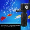 2018 Free shipping Wholesales Ultra Quiet 3 In 1 Aquarium Purifier Fish Tank Aquarium Filter Built Filter Filtration & Heating