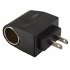 EU US Plug Hushållens billaddare Cigarettändare 110V-240V AC till DC 12V Bil Power Converter Socket Adapter Högkvalitativ snabb fartyg