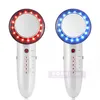 6 W 1 EMS Kwiaty ultradźwiękowe LED Galwaniczny Ion Maszyna do kosmetycznego Ciała TEN TEN ACUPUNTURURE Therapy Anti Cellulit Massager