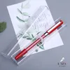 Stylo à bille en métal plaqué or Noir Bleu Encre cristal Rollerball Stylo Cadeau d'affaires de luxe Signe Stylos avec boîte-cadeau Peut imprimer le logo