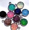 100pcs / lot résine druzy perles pour la fabrication de bijoux en vrac Lampwork Charms bricolage perles pour bracelet collier boucles d'oreilles entières en vrac L5377268