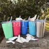 stanleliness 12oz أكواب النبيذ من الجذور الصغار toudler tumblers الفولاذ المقاوم للصدأ الفولاذ المقاوم المقاوم للصدأ القدح المعزولة غطاء غطاء صافي om7v