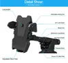 Support de téléphone de voiture universel collant GPS Support d'aspiration 360 rotation réglable 3.5-6 pouces Support pour iPhone Samsung titulaires titulaire ATP030