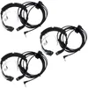 3PCS 2,5mm 1 Pin Finger Ptt Throat Mic Earpiece Headset för Motorola T6200 Radio