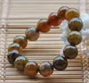 Réhabilitation véritable bracelet en agate de dragon naturel bracelets à l'échelle du dragon bijoux hommes et femmes chanceux, vente en gros d'usine