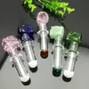 Smoke Pipes Hookah Bong Glass Rig Oil Water Bongs New single wheel stained glass pipe