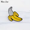 Miss Zoe Banaan Dolfijn Emaill Pins Fruit Dier Broches Presente Voor Crianças Vriemen Grappige Pins Badge Knop Revers Pin Veors Kleding Cap Zak