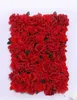 10 pçs / lote 60X40 CM Parede de Flores de Seda Rosa Rendilhado Encruzamento Da Parede Floral Fundo Flores Artificiais Criativo Casamento Stage frete grátis