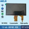 7-calowy 800 * 480 TFT Moduł LCD Wyświetlacz z panelu dotykowego RGB-24Bit Interface i EK9716 Ekran IC sterownika