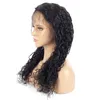 360 Full Lace Human Hair Wig Pre Plocked With Baby Hair Brazilian Deep Wave Lace Paryk för Kvinnor Brasiliansk Virgin Hair Wig