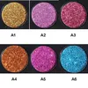 HANDAIYAN Marca Maquiagem 6 Cores À Prova D' Água Brilho Metálico Brilho Paleta de Sombras Brilhantes Sombras de Olhos Diamante Pigmento em Pó