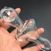 15cm lengtes-erstiformvormige glazen hand pijp glazen schone helix lepelleidingen voor roken tabak glazen bubblers