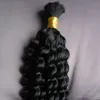 Mongoolse afro kinky krullende geen inslag Human Hair Bulk voor het vlechten van 100 g kinky krullend Mongools bulkhaar 1 stcs menselijk vlechten haar bulk5617386