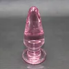 Toydance volwassen sex producten voor vrouw crystal anale seksspeeltjes 10 * 4cm glazen kont plug glad en gemakkelijk schoon te maken met water S921
