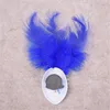 Popular Mini Veneza Feather Máscara Frigorífico Ímã Itália Lembranças Ornamento Home Decor Presente Pacote 6 Cores 12 pçs / lote
