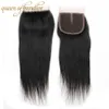 Brazilian Virgin Hair Straight 3 Pcs With 4x4 Lace Closure Grade 9A Unprocessed Human Hair Bundles With Closure Straight