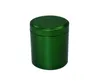 5pcs/lot 45*65mm Aluminum alloy Pill Box Case Bottle Holder Metal Tea coffe storage box Jar For outdoor Trave