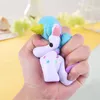 Squishy Zabawki Breloki Slow Rising Jumbo Kawaii Słodkie Kolor Unicorn Crecky Zapach dla dzieci Party Zabawki Stresowy Reliever Toy