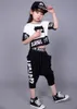 Children's Streetwear Fashion Set Suits Kids Clothing Hip Hop Dance Sets For Girls And Boys Jazz Clothing Costumes Sets Kid Suit