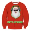 2018 NUOVO Babbo Natale Maglione con motivi natalizi Brutti maglioni di Natale Top per uomo Donna Pullover Blusas Dropshipping