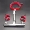 Sexe Bondage cou collier dos menottes main poignet retenue esclave BDSM produit adulte meubles sexuels jouets sexuels pour Couple1869062