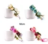 Mamma Bambini Corona Rosa Fiori Fascia Corona floreale Fasce per capelli Matrimonio Ragazze Copricapo Copricapo Matrimonio Accessori per capelli floreali quattro colori