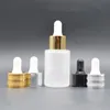 30ml Glass Bottle Pipette Dropper Essential Oil Bottles, Cosmetics Essence Emulsion Packing Bottle fast shipping F1079