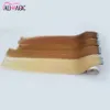 Ali Magic Factory Price Top Quality PU Tape In Skin Weft Hair Extensions 100g/40pieces 27 Colors Optional Peruvian Brazilian Remy Human Hair