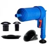 Livraison gratuite en gros haute pression Air Drain Blaster Cleaner Toilettes Drain Cleaner Avec 4 adaptateurs