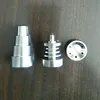 Universal 6 em 1 Domeless Titanium GR2 Nails 10mm 14mm 18mm Joint Male and Female Domeless Nailfor Glass Bongs Water Pipes Dab Rigs