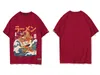 Gonthwid japonais drôle dessin animé ramène imprimé manches courtes t-shirtwear greatwear mode occasionnel HIP HOP T-shirts T-shirts Tees