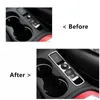 Roestvrijstalen elektronische handrempaneel Cover Trim Console Sigarettenaansteker Decoratie Strip voor Audi Q3