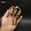 Extra Big Collection Question Mark Metal Ring Puzzle Model Solution Brian Teaser Gadget Intelligence Game Toys