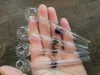 10 Stück preiswerte Glaswasserpfeife Ölbrennerpfeife Glasölpfeifen zum Rauchen 10 cm klare Handpfeife Balance auf dem Tisch