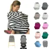 36 Colors Baby Mum Stripe Cotton Nursing Cover Maternity Loose Tops Tshirt Infant Car Seat Cover Nursing Breastfeeding Breast Feeding