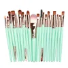 20 stks / set oogschaduw make-up borstels sets kleuren gezicht oogschaduw make-up borstel pinceaux de maquillage 5165LK