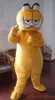 2018 Hoge Kwaliteit Hot Gele Kat Volwassen Mascotte Mascotte Kostuum Cartoon Karakter Kostuums Kinderen Kinderen Verjaardagsfeestje Cat Mascotte Gratis Verzending
