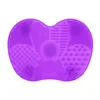 Newest Silicone brush cleaner Cosmetic Make Up Washing Brush Gel Cleaning Mat Foundation Makeup Brush Cleaner Pad Scrubbe Board7385478