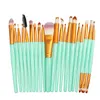 20pcs/Set Eyeshadow Makeup Brushes Sets Colors Face Eyeshadow Make Up Brushes pincéis de maquiagem DHL Free Shipping 5165LK