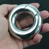 AA 20 Sizes Stainless Steel Cockrings Scrotum Pendant Penis Ring Ball Stretcher Cock Rings Testis Weight Restraint Kit Chastity Devices Sex Toys Men BB2-2-104