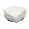 20 sztuk / partia 6 Warstwy dziecka Karmienie Wipe Ręczniki Bawełniane Chusteczki Baby Twarzy Ręcznik Fold Square Towel Noworodka Mycie Towl