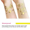 5Pcs Bride Team Tribe Wedding Temporary Tattoo Sticker Bridesmaid Night Party tattoo Bridal Flash sticker tattoo decals D3