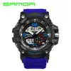 Men Fashion Analog Quartz Dual Display Watches Top Brand Luxury Famous LED Digital Electronic Wrist Watch Male Clock for Man Reloj Masculino