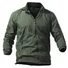Veste tactique légère pour hommes, veste d'été imperméable et respirante, veste fine de l'armée, S-5XL