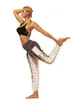 Yoga pantolon kadınlar gevşek artı dörtlü fener spor yoga pantolon etnik tarzı elastik dans pantolon fit yüksek bel plaj pantolon drop shipping