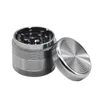Metal Herb Grinders 40 mm 4 Parts 3 Layers Screw Thread Grinder Crusher Miller for Herb Tobacco Aluminum Alloy CNC Teeth Free Shipping