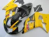 طقم هدايا 7 هدايا لـ SUZUKI GSXR600 GSXR750 2001 2002 2003 أسود GSXR 600 750 01 02 03 fairings GF34