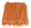 4 couleur cheveux ornements costume pour animaux de compagnie chat vêtements de noël fantaisie habiller perruque de crinière de lion pour grands chiens marron, brun foncé, blanc, noir b