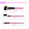 New makeup brush set five pcs cosmetic tools beauty product set for free shipping DHL